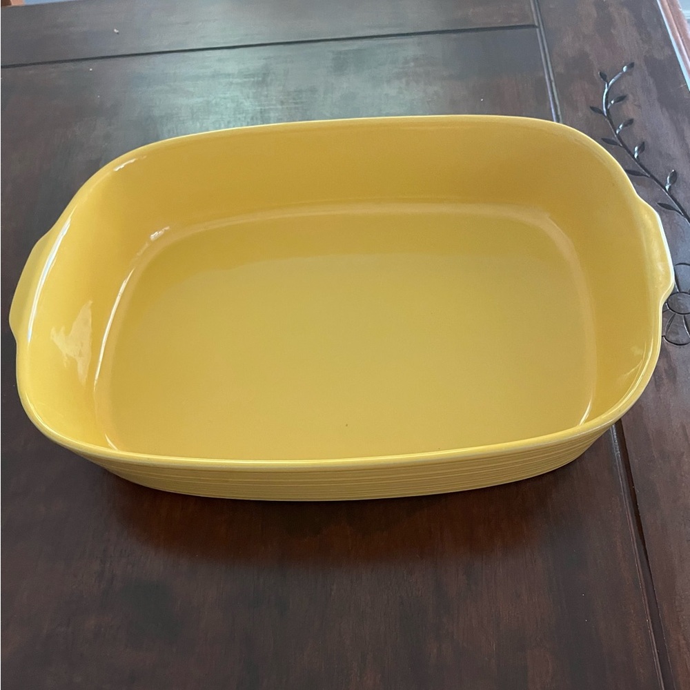 Yellow Ceramic Baking Dish - Classic Oven to Table Serveware